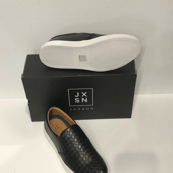 Jaxson casual shoes sneakers black slip on - Picture 4 of 4